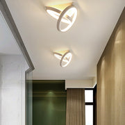 Modern Simple Metal Flush Mount Hallway Ceiling Light