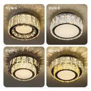 Flush Mount Luxury Crystal Ceiling Lights For Hallway