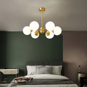 Gold Vintage Luxury Brass Bedroom Chandelier