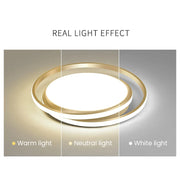 Modern Round Spiral Ring LED Ceiling Light