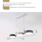 Three Heads Modern LED Pendant Light For Kitchen Island