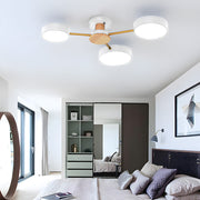 Multi Bulbs Round LED Ceiling Light for Bedroom