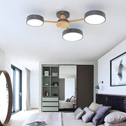 Multi Bulbs Round LED Ceiling Light for Bedroom