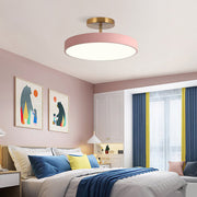 Modern Round Acrylic Color LED Dimmable Ceiling Light