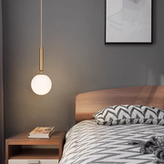 Nordic Creative Glass Shade Bedside Pendant Lights