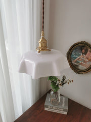 Tiffany Pleated Edge Glass Pendant Light