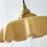 Tiffany Pleated Edge Glass Pendant Light