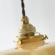 Tiffany Pleated Edge Glass Pendant Light