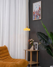 Tiffany Pleated Edge Glass Pendant Light