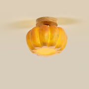 Creative Resin Pumpkin Ceiling Light