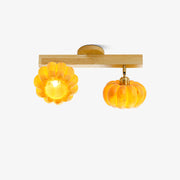 Creative Multi Head Pumpkin Ceiling Lamp